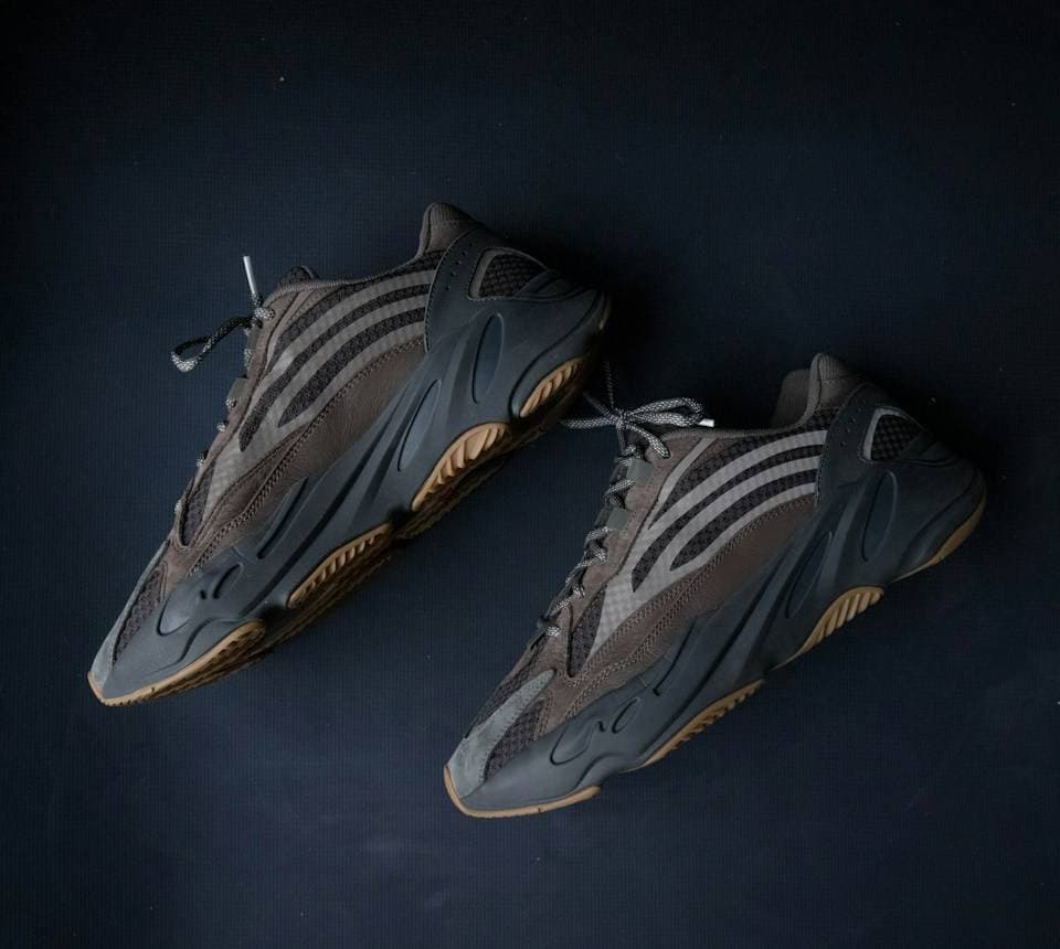 The same sneaker photo after JPEG compression at quality 70